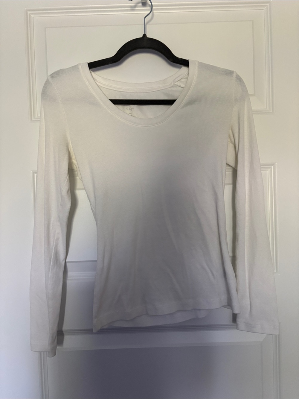 a new day White Long-Sleeve Crew Neck Tee